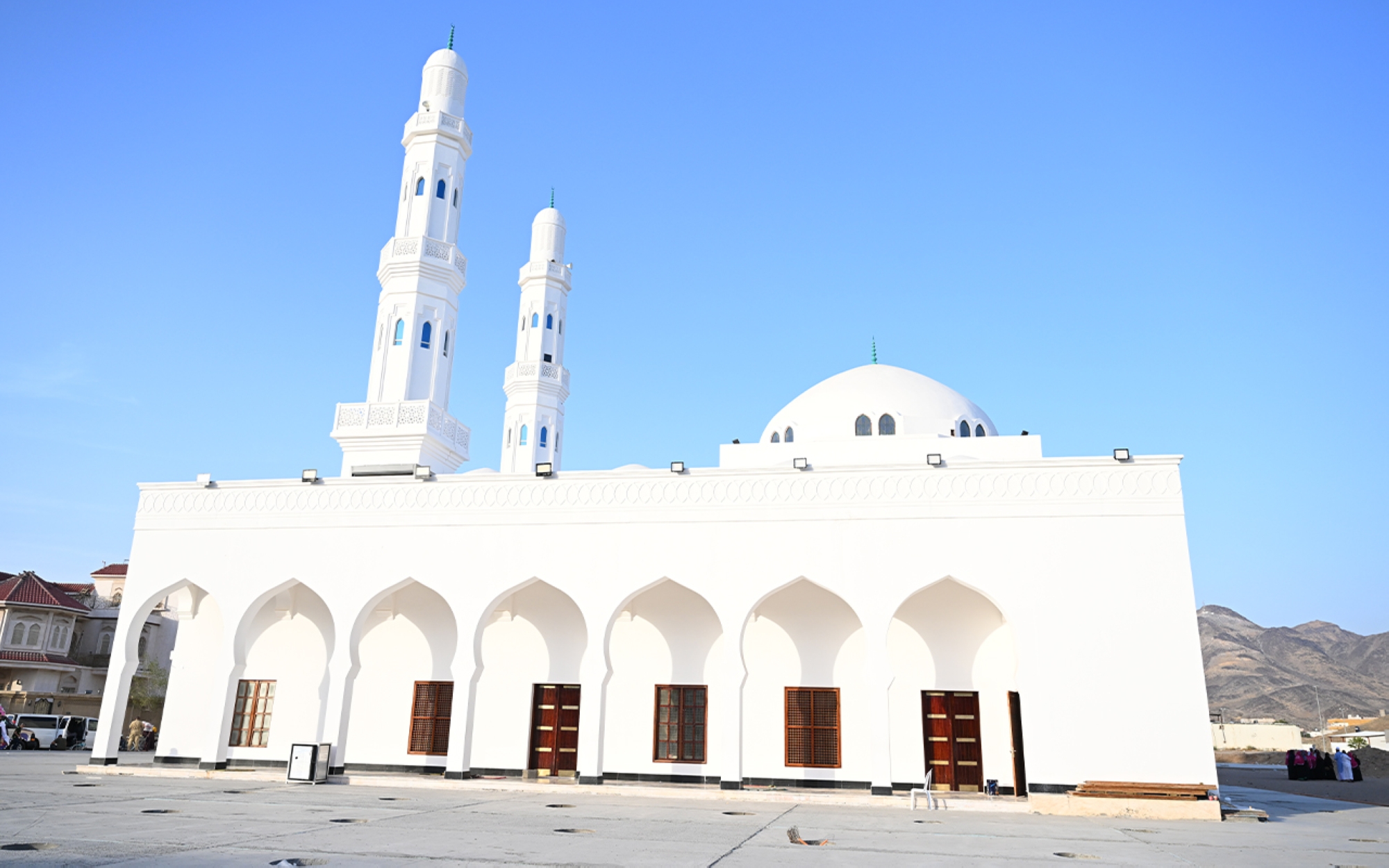 Masjid Al-Areesh in Al Shuhada, Badr Governorate, west of Medina. (SPA)