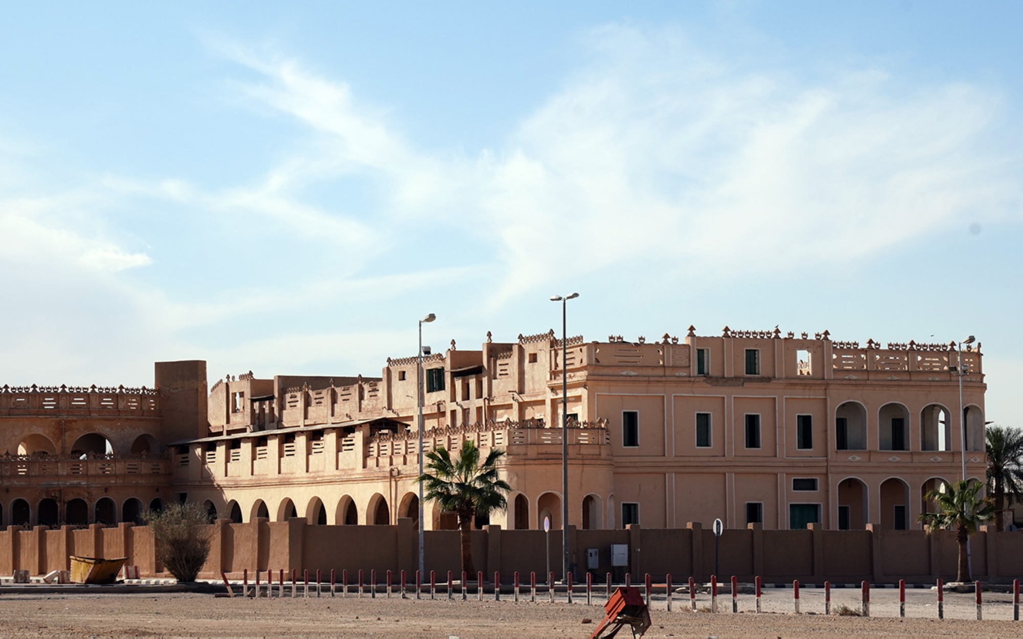 King Abdulaziz Palace in al-Kharj from the outside. (King Abdulaziz Foundation for Research and Archives)