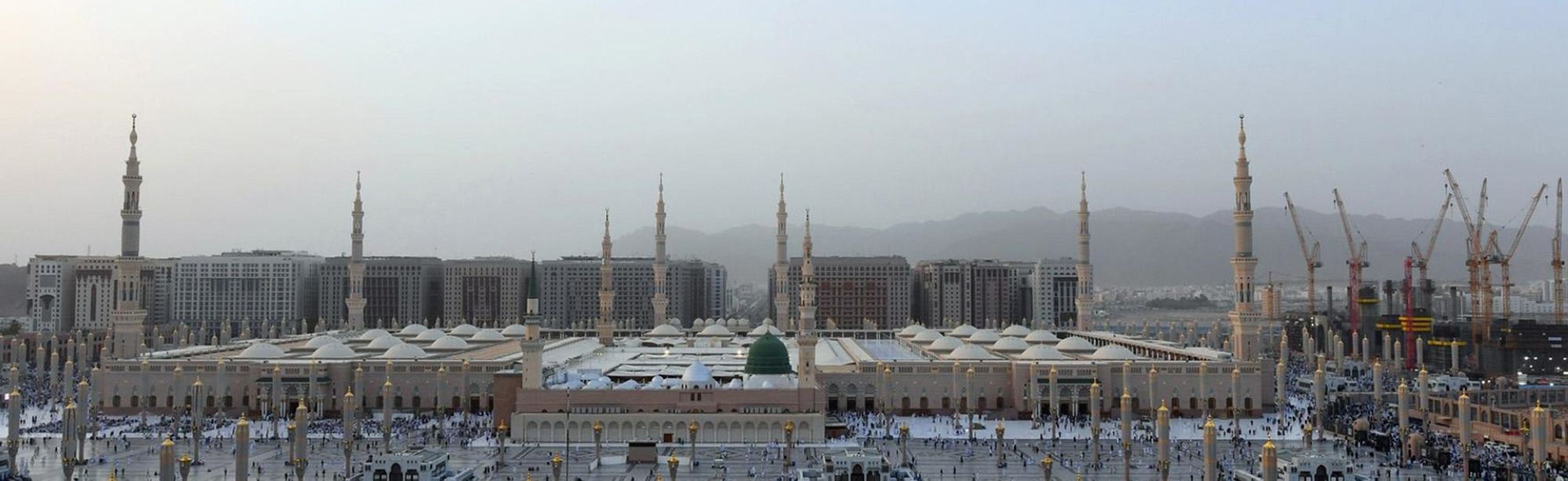 The Third Expansion of the Noble Prophet&#039;s Mosque in al-Madinah al-Munawwarah. (SPA)