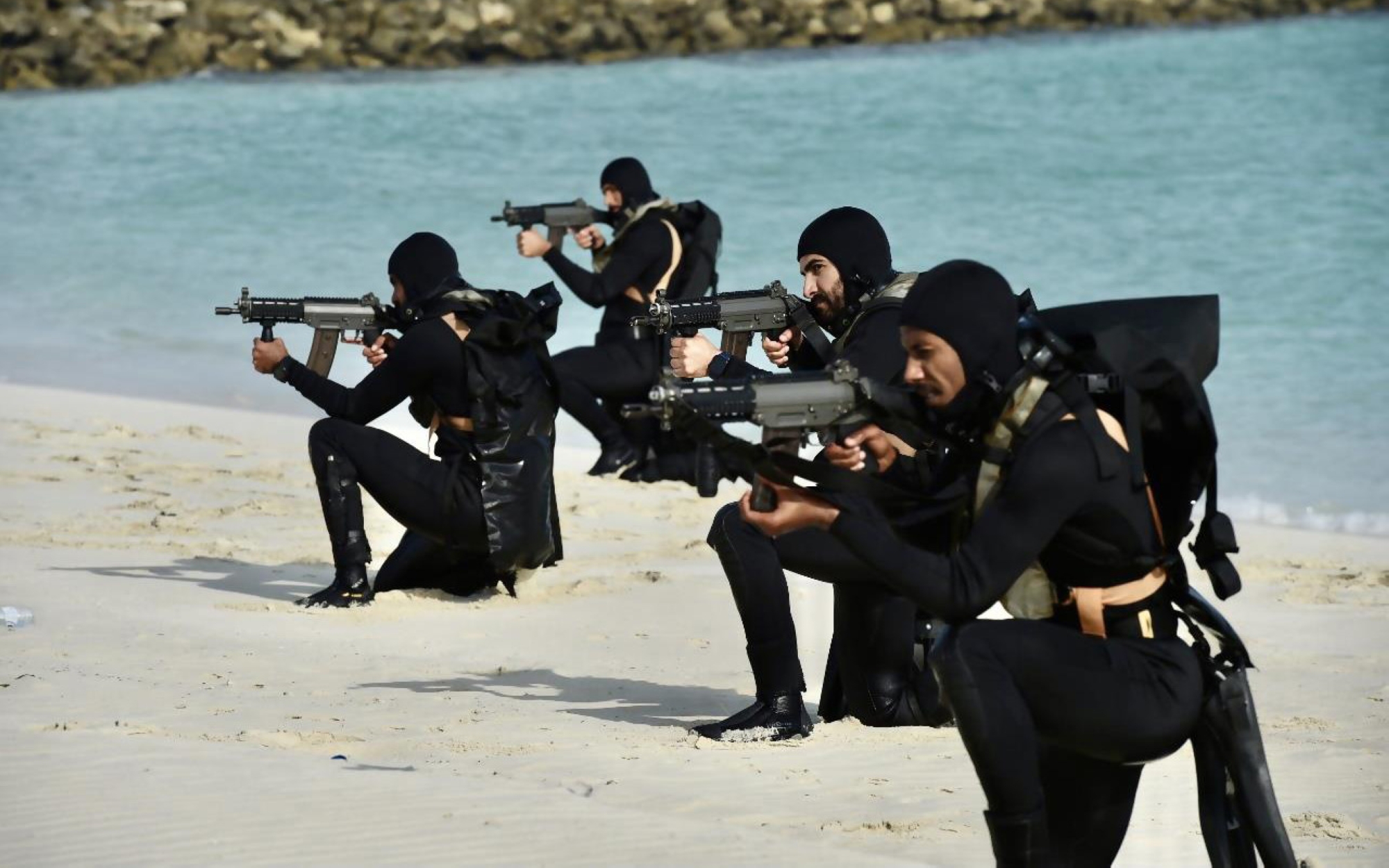 A training exercise of the Royal Saudi Naval Forces in the Kingdom. (SPA)