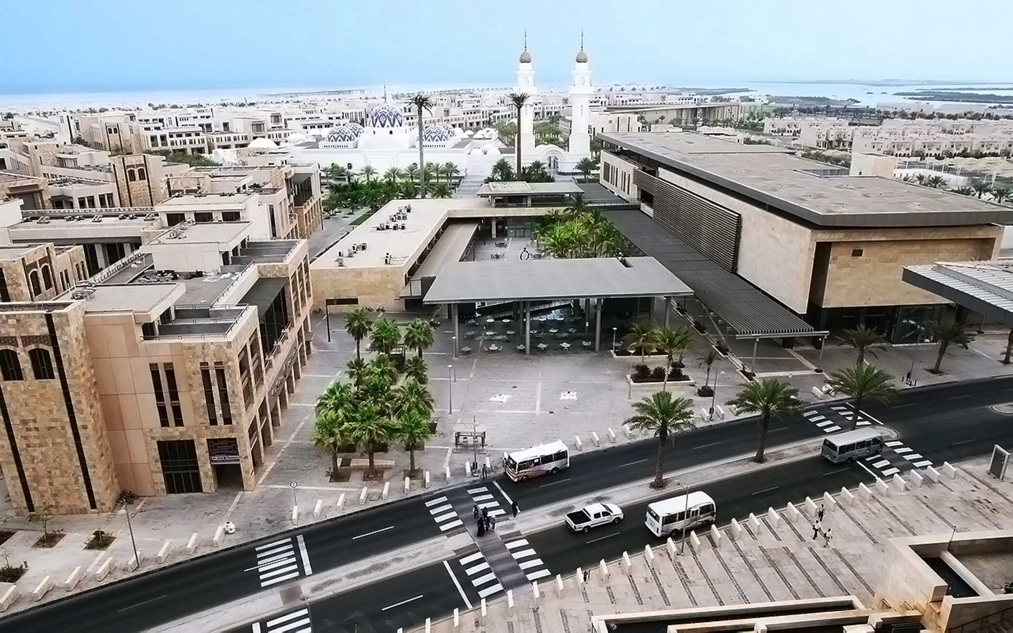 Aerial photo of King Abdullah University of Science and Technology. (SPA) King Abdulaziz Foundation for Research and Archives (Darah)