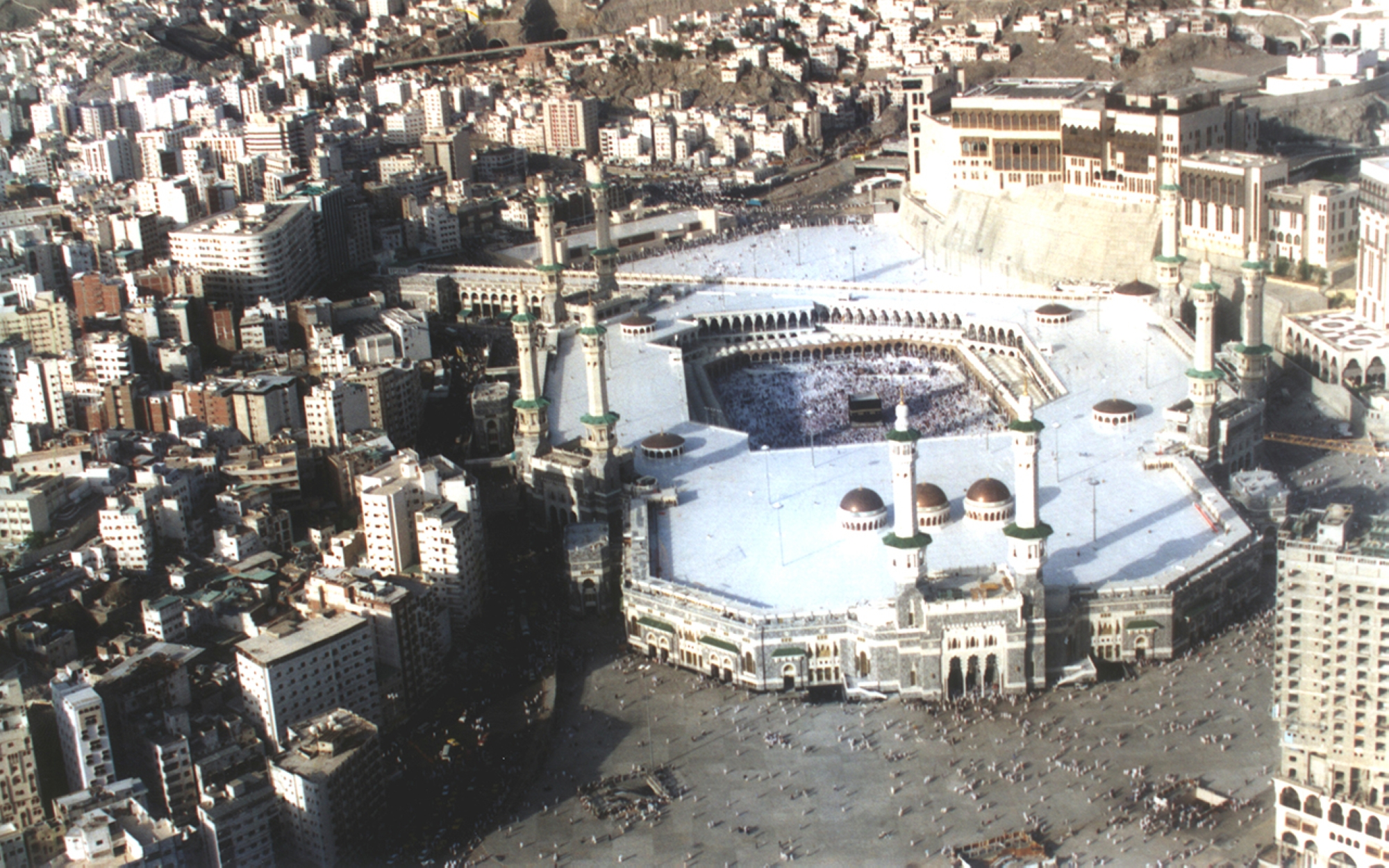 The second Saudi expansion of the Grand Mosque ordered by King Fahd Bin Abdulaziz. (SPA)