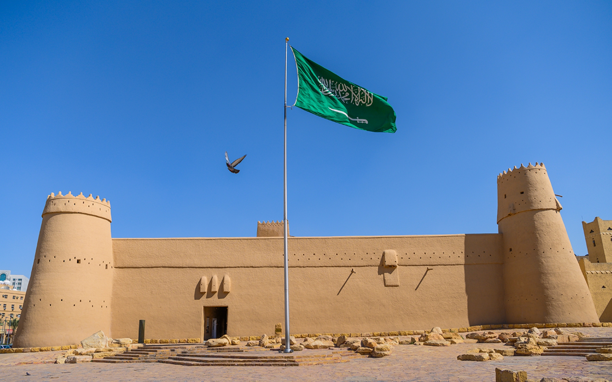 Al-Masmak Palace is a historical landmark in the city of Riyadh. (Ministry of Culture)