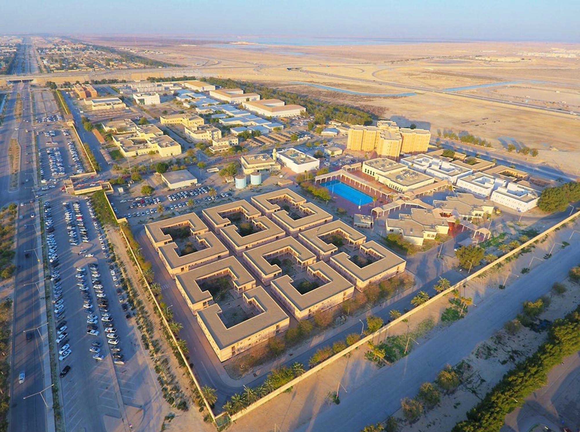 Aerial image of Jubail Technical Institute building. (SPA)