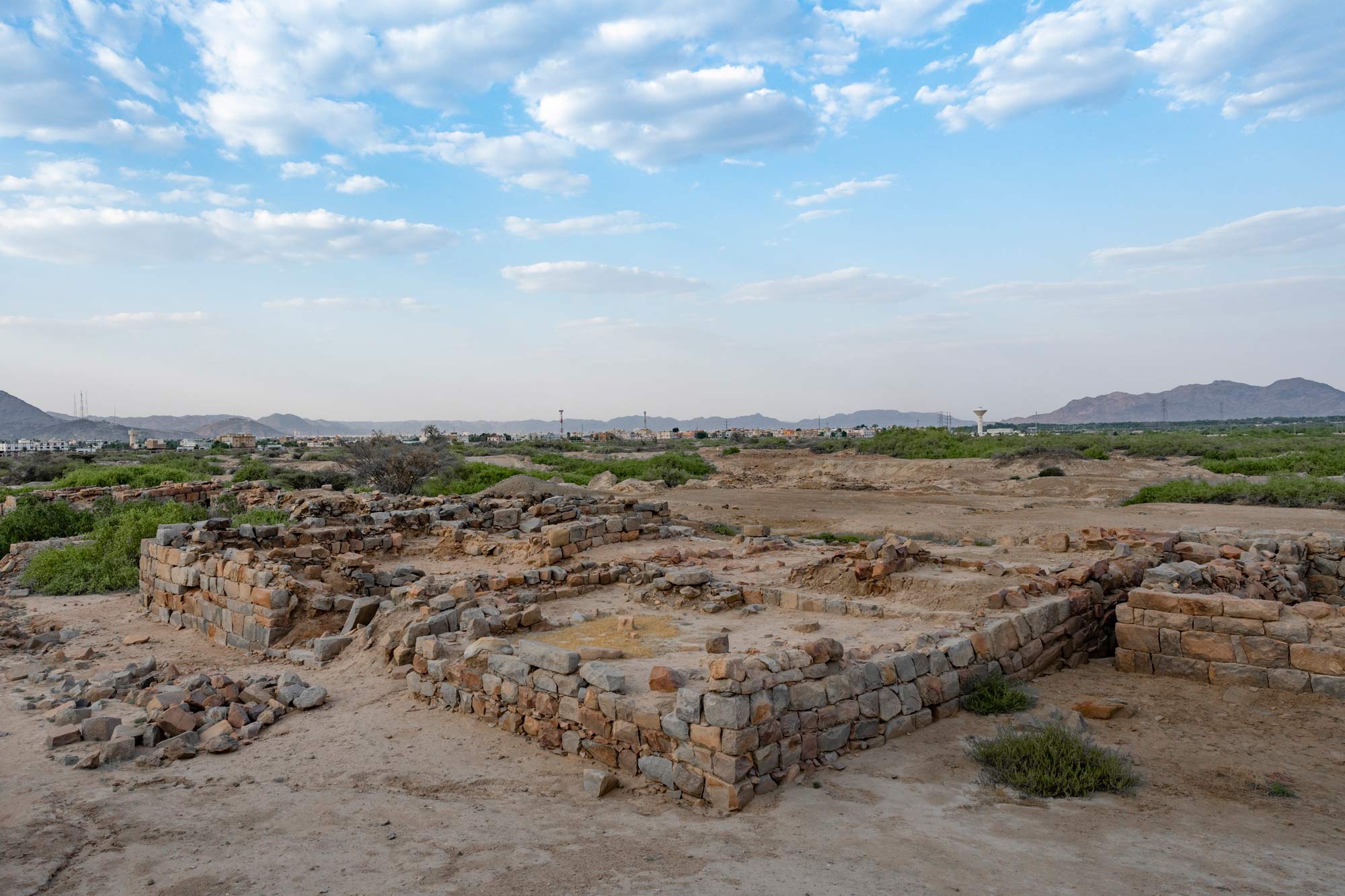 The archaeological village of al-Okhdood in Najran Province, southwest of the Kingdom, dates back to prehistoric times. (Ministry of Culture)