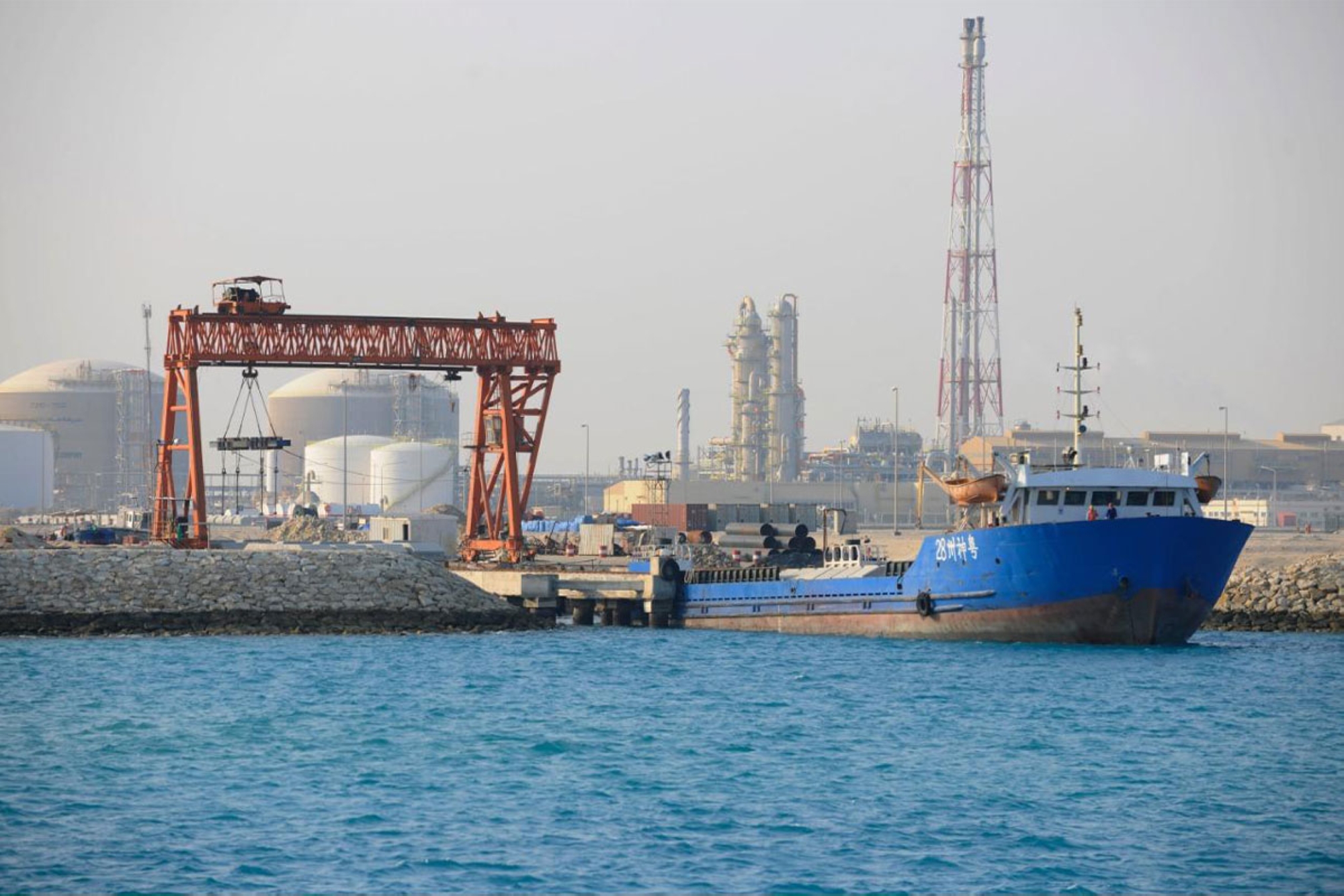 Ras al-Khair Port in the Eastern Province. (SPA)