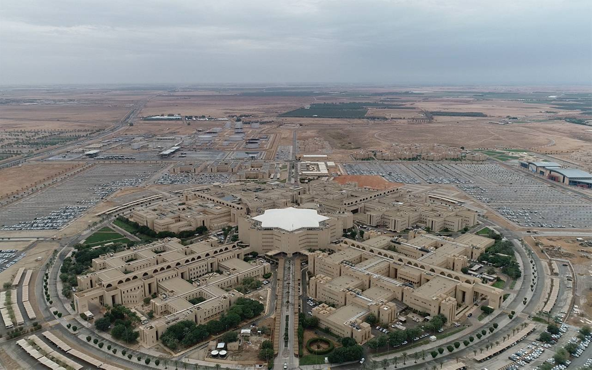 Aerial image of Qassim University. (SPA)