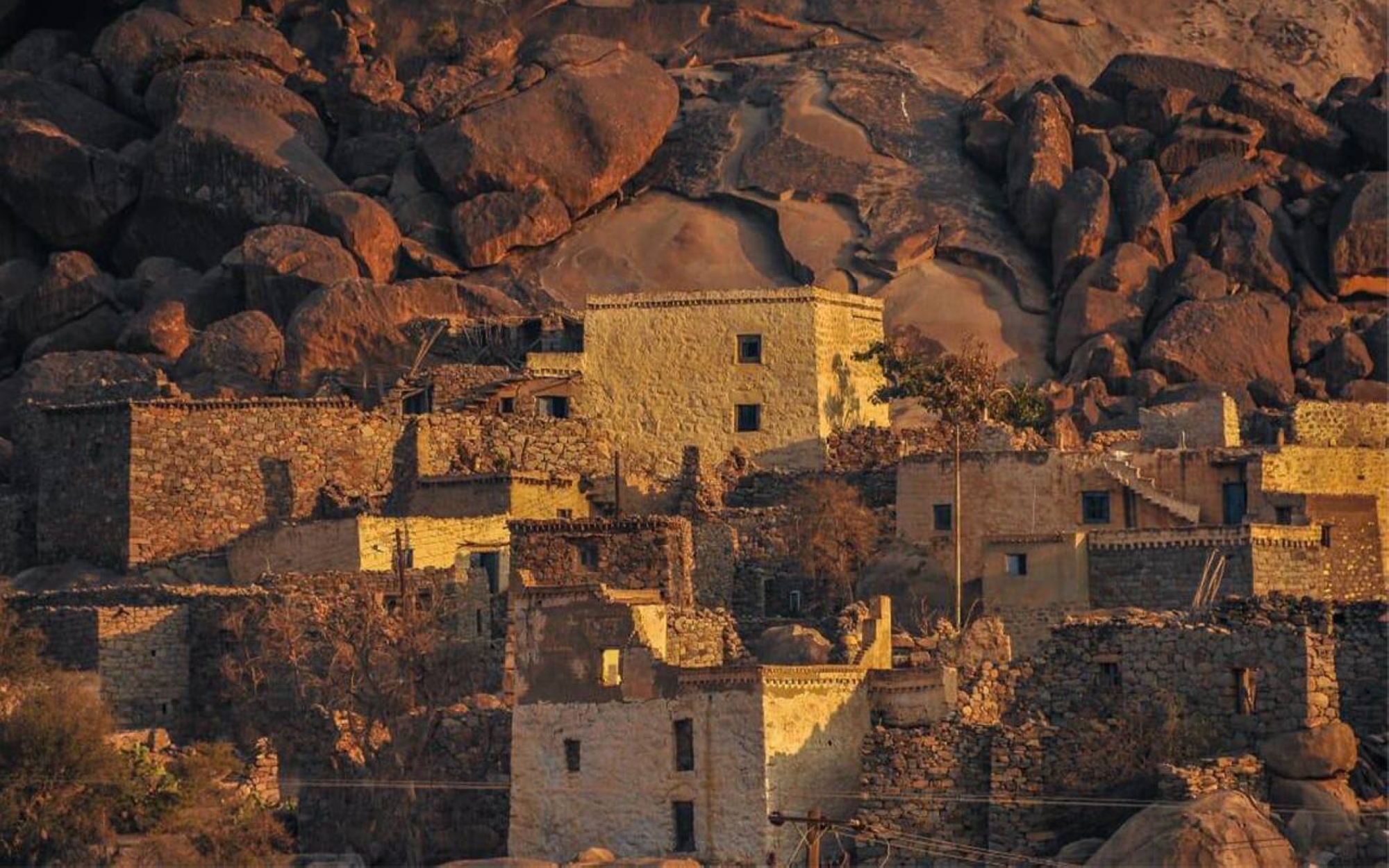 One of the archaeological sites in al-Bahah Province. (SPA)