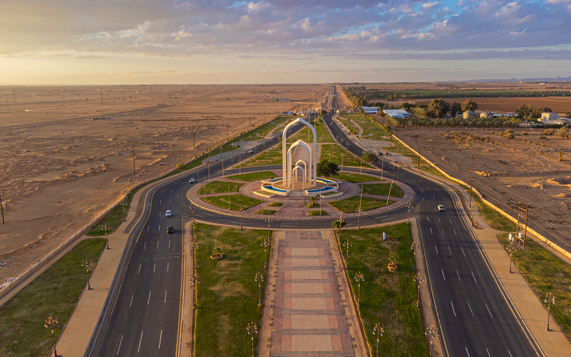 A model of the North Gate at the entrance of Tabuk City. (SPA)