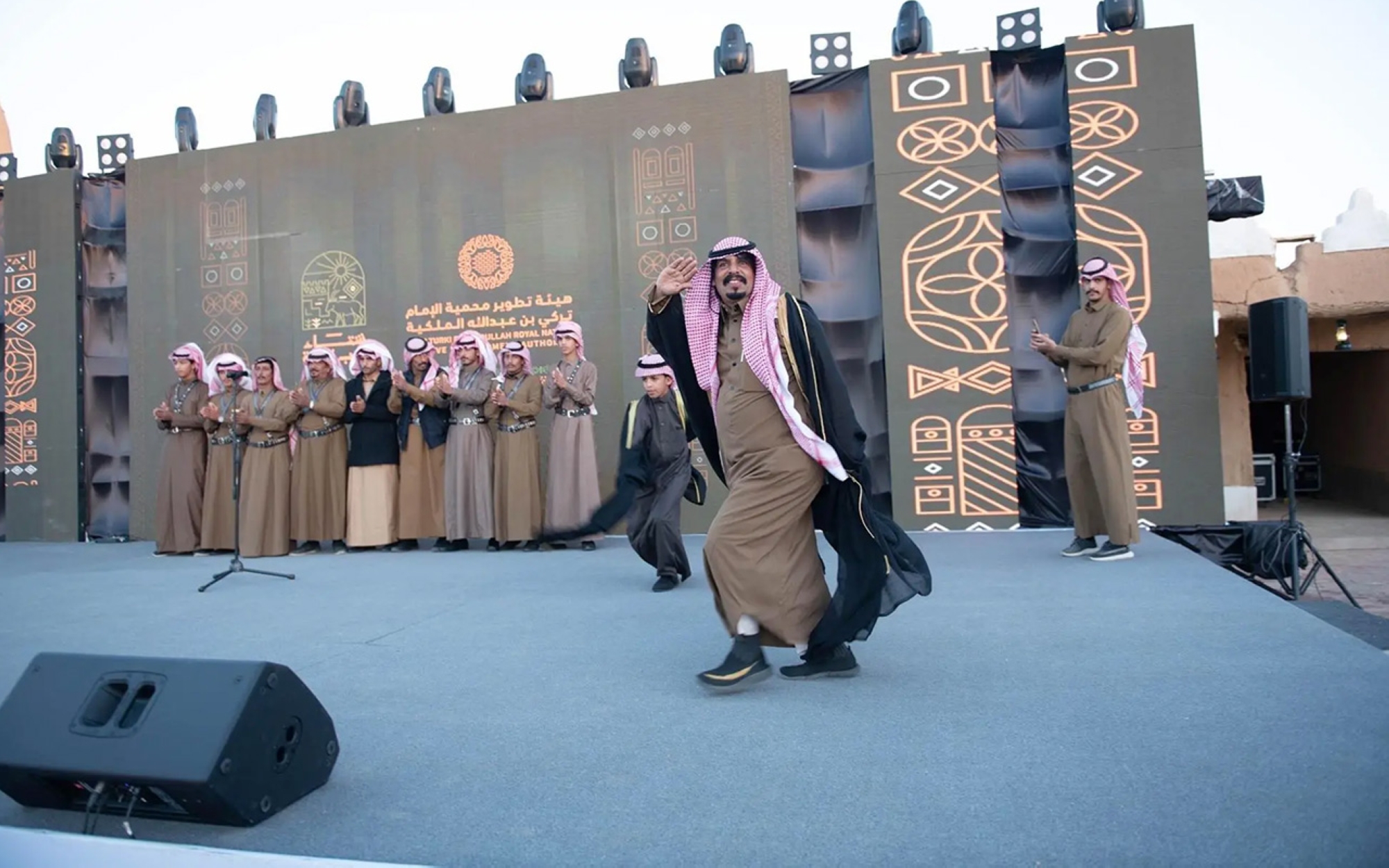 Al-Dahah, one of the folk arts in Tabuk. (SPA)