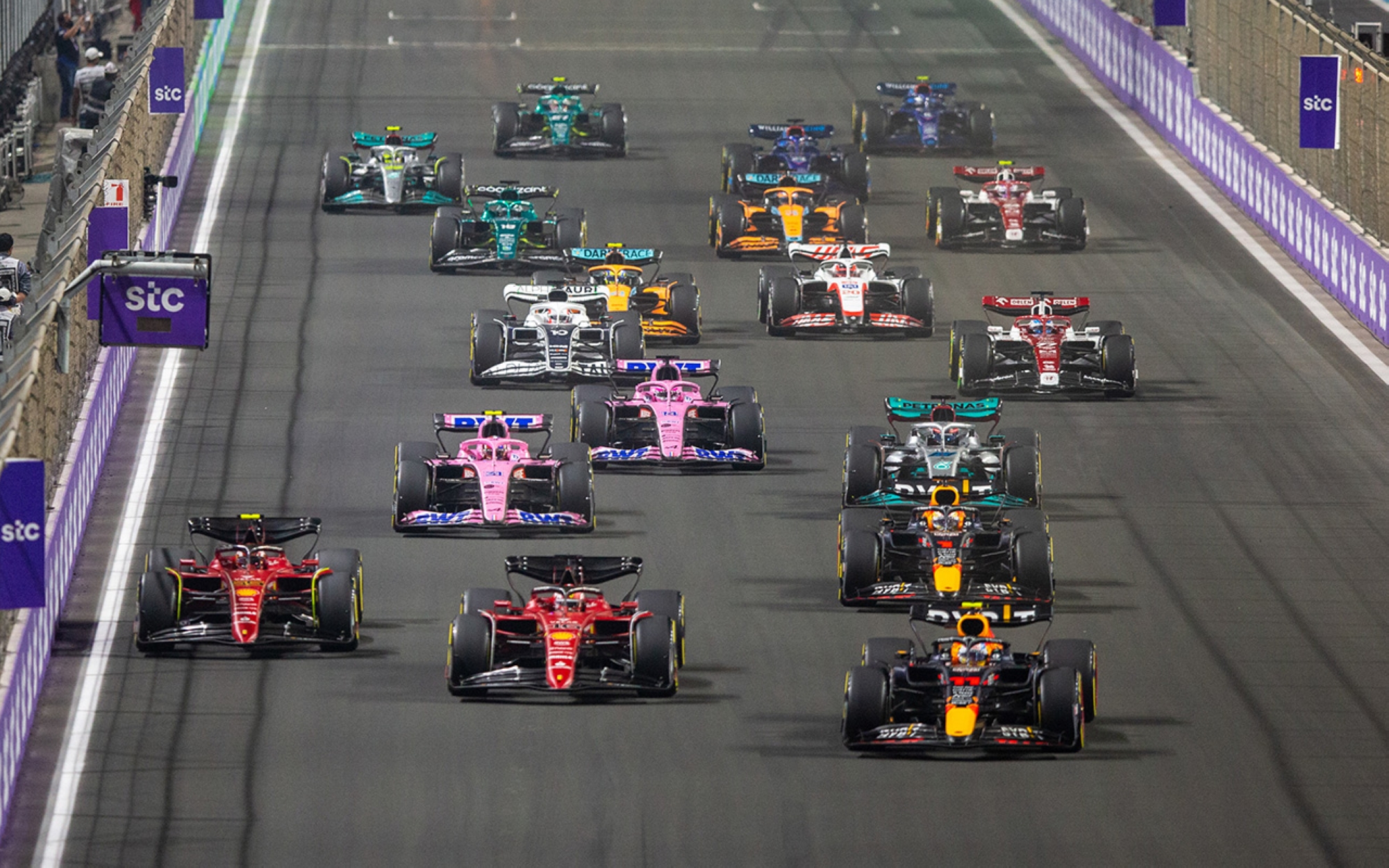 A Formula One race in Jeddah. (Saudipedia)