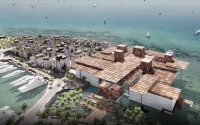 An aerial conceptual image of the Central Jeddah Project. (Jeddah Central Project Media Center)