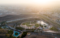 Aerial image of al-Samraa Park in Hail. (Saudpedia)