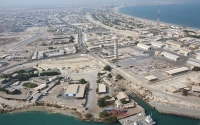 An aerial image of al-Khafji Governorate in the Eastern Province. King Abdulaziz Foundation for Research and Archives (Darah)