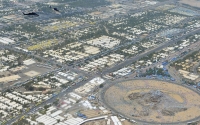 An aerial view of the Arafat ritual site in Makkah al-Mukarramah. (SPA)