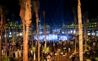 The Magic Fountain in one of the squares of Boulevard Riyadh City. (Saudipedia)