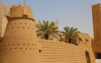 A picture of Dukhna Gate. King Abdulaziz Foundation for Research and Archives (Darah)