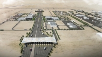 Illustration of the new al-Batha Shipping Port project. (SPA)