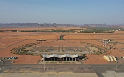 Prince Abdulmajeed Bin Abdulaziz Airport in AlUla Governorate. (SPA)