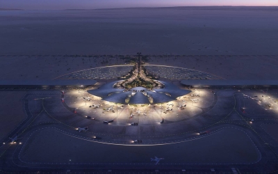 Conceptual Image of the Red Sea Airport. (Red Sea Global Media Center)