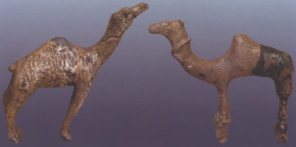 An archaeological statue of a camel in Al-Faw. King Abdulaziz Foundation for Research and Archives (Darah)