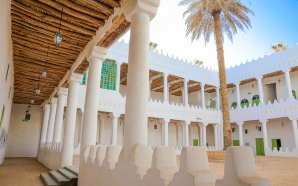 The Murabba Palace from the inside. (King Abdulaziz Foundation for Research and Archives)