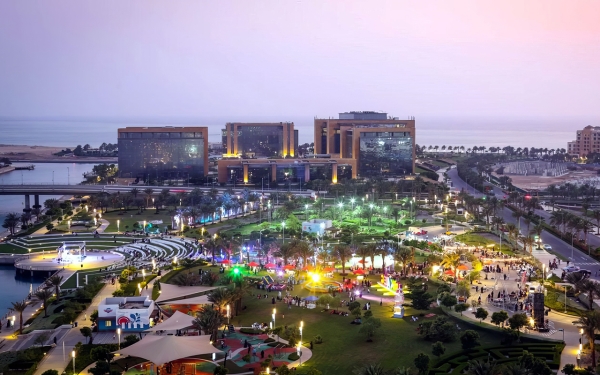 An aerial Image of King Abdullah Economic City. (Darah)