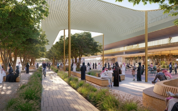 Illustration of one of the areas of Sports Boulevard. The Sports Boulevard&#039;s Media Center