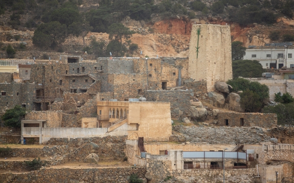 The historical village of al-Aliyan in al-Namas Governorate, which belongs to the Aseer Province.