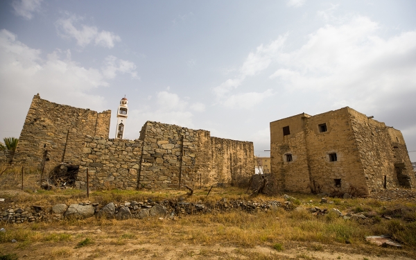 The archaeological village of al-Juhwa in al-Namas Governorate in the Aseer Province. (Saudipedia)