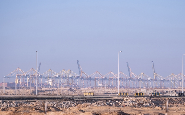 King Abdullah Port on the Red Sea coast in Rabigh, west of the Kingdom. (Saudipedia)