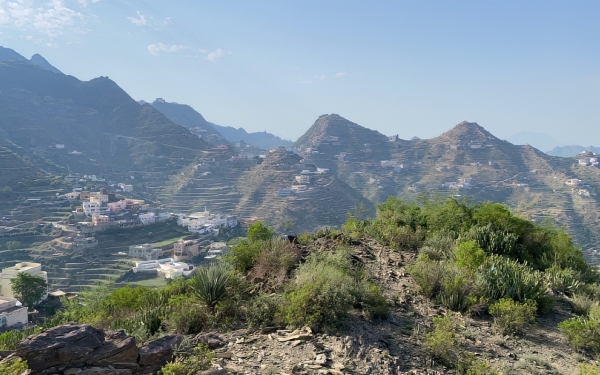 Parts of Al-Dayer Governorate mountains in Jazan Province. (Saudipedia)