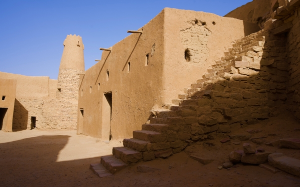 Marid Castle, one of the archaeological sites in Dumat al-Jandal Governorate, Al-Jawf Province. (Saudipedia)