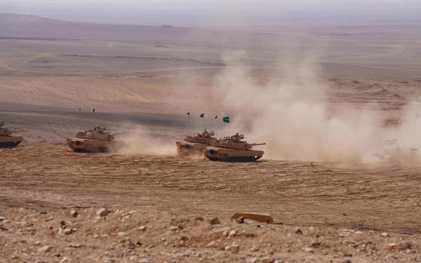 One of the Royal Saudi Land Forces exercises. (SPA)