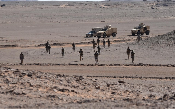 Members of the Royal Saudi Land Forces. (SPA)