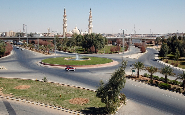 Prince Abdullah Bin Abdul Aziz Bin Musaed Mosque in Arar City, the Northern Borders Province. (King Abdulaziz Foundation)