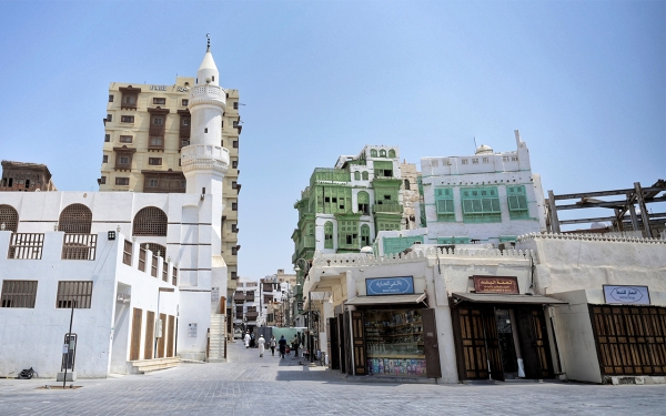 One of the restored mosques within the Revitalizing Historic Jeddah project. (SPA)