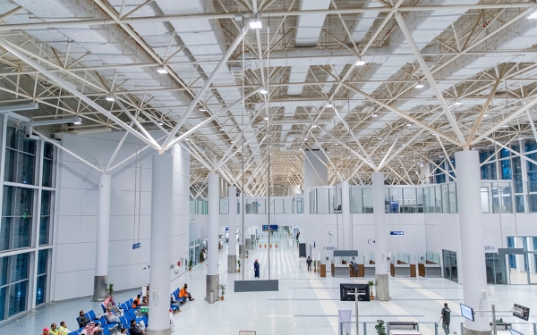 Passenger Terminal at Arar Airport in Northern Borders Province. (SPA)