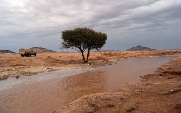 Al-Dahna Desert, which constitutes 7.1 percent of the total sand accumulations in the Kingdom. (SPA) King Abdulaziz Foundation for Research and Archives (Darah).