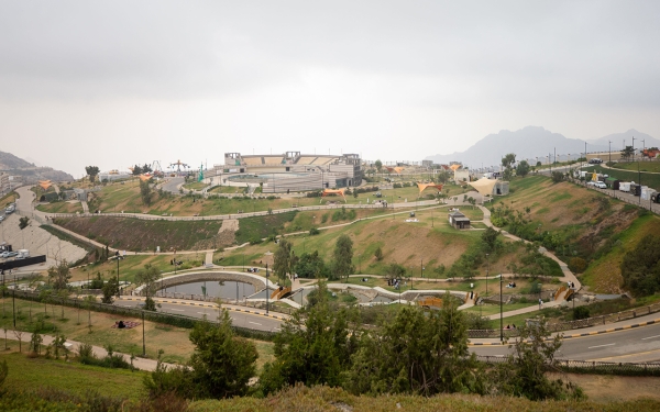 Prince Hossam Park is one of the tourist sites in al-Baha. (Saudipedia)