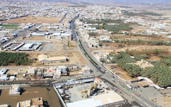 Aerial photo of Bisha city. (SPA)