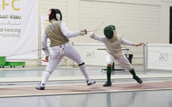 Fencing is one of the multiple sports in Saudi sports clubs. (SPA)