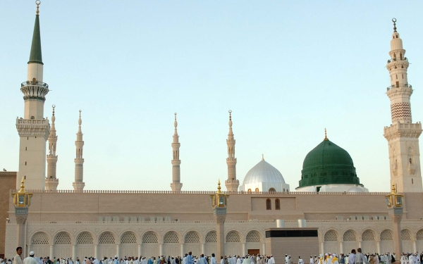 The Noble Prophet’s Mosque after the Second Saudi Expansion. (SPA)