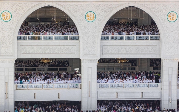 The Saudi Colonnade in the Grand Mosque. (SPA)