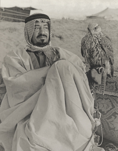 King Khalid Bin Abdulaziz on one of his land trips. King Abdulaziz Foundation for Research and Archives (Darah)