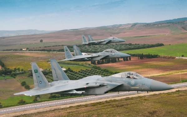 Aircraft belonging to the Royal Saudi Air Force. (SPA)