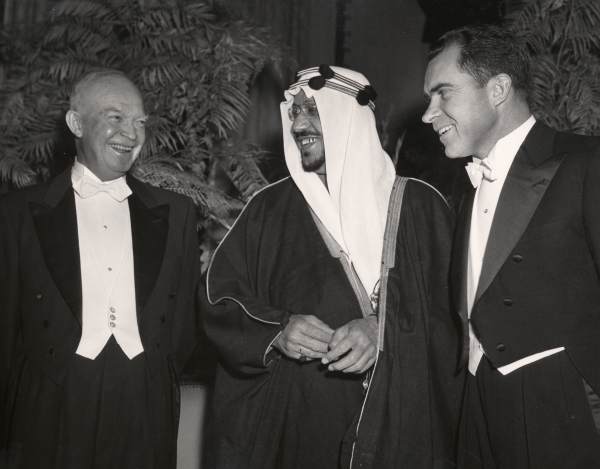 One of King Saud Bin Abdulaziz's visits to the US. King Abdulaziz Foundation for Research and Archives (Darah)