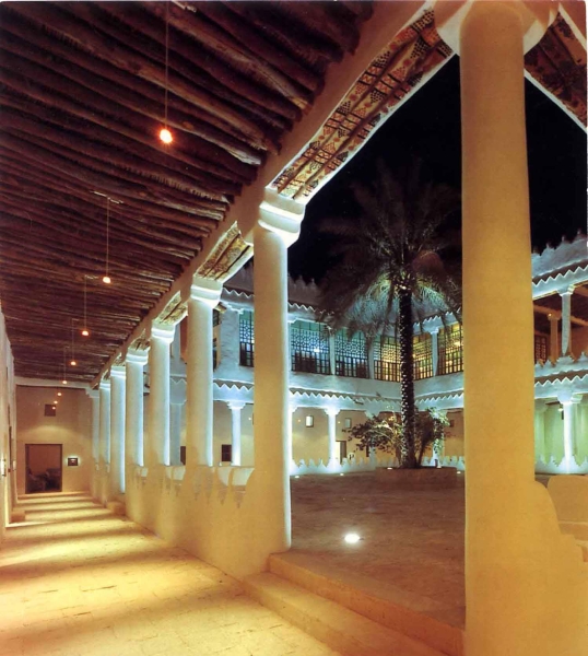 The liwan in al-Murabba Palace, Riyadh City. (SPA)