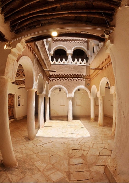 The liwan in al-Subaie historical palace in Shaqra, Riyadh Province. (SPA)