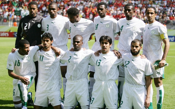 The Saudi national team in the World Cup hosted by Germany in 2006. (SPA)